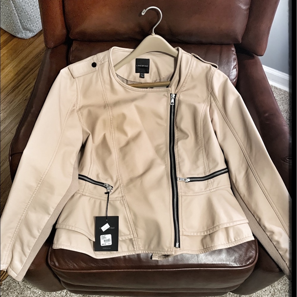 Faux Leather Jacket 14/16w